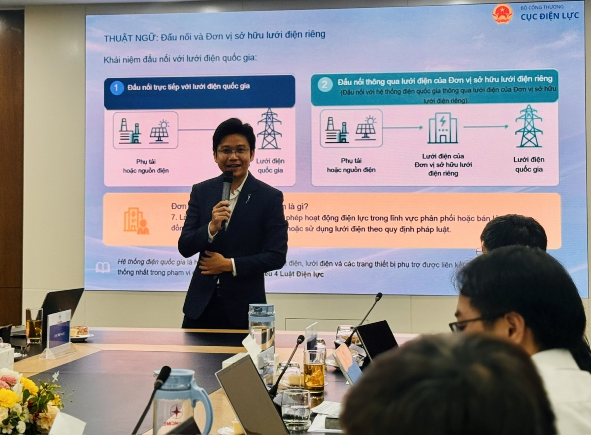 Chuyên gia của Cục Điện lực hướng dẫn cụ thể.