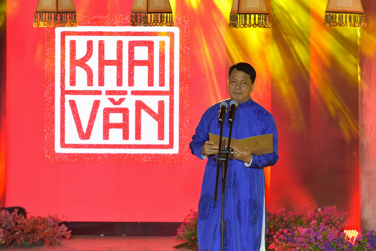 Ông Lê Xuân Kiêu, Giám đốc Trung tâm Hoạt động Văn hóa Khoa học Văn Miếu - Quốc Tử Giám.
