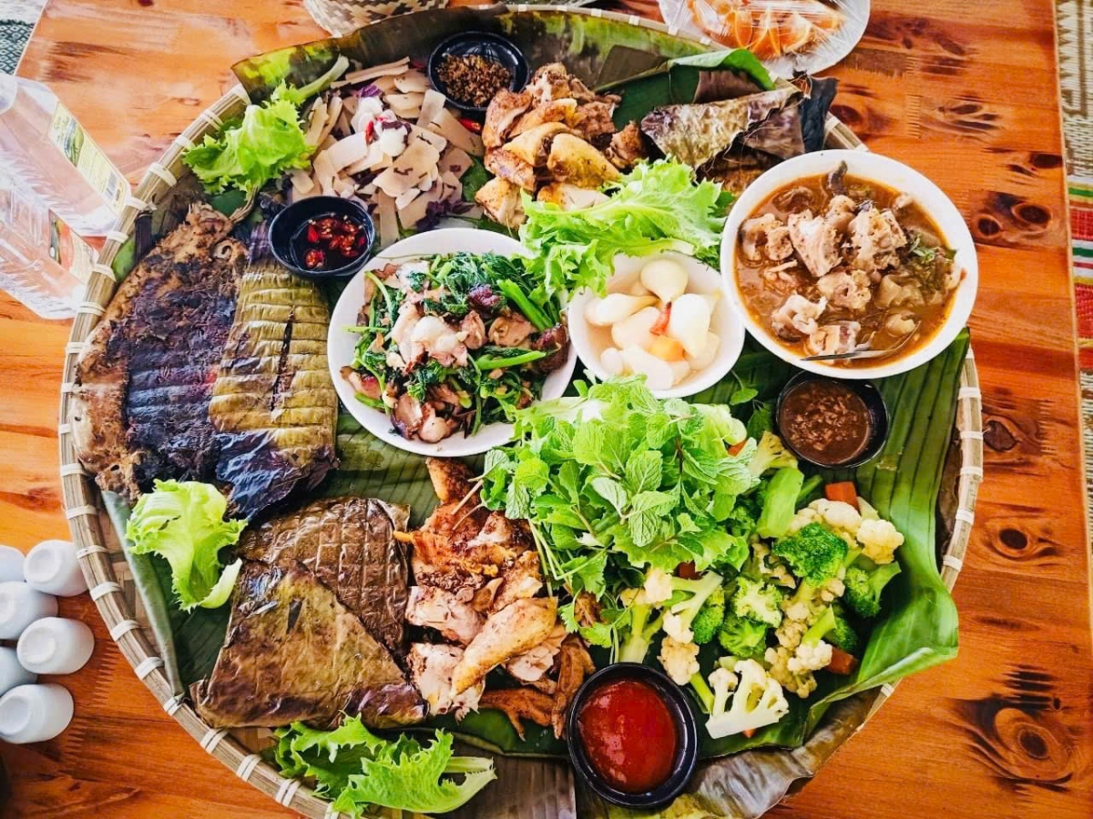 Những món ăn đặc trưng của đồng bào dân tộc Lự tại homestay