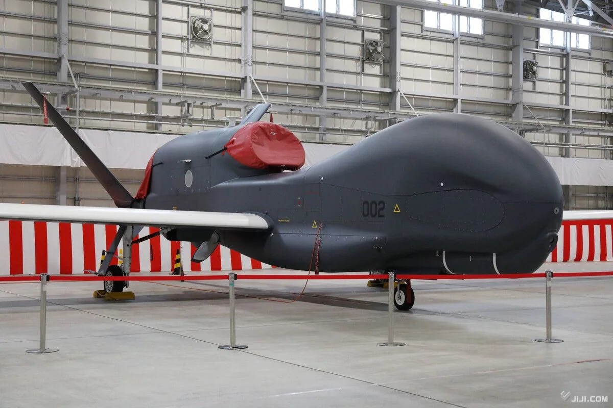 Global Hawk của Lực lượng phòng vệ Nhật Bản. (Ảnh: Jiji Press)