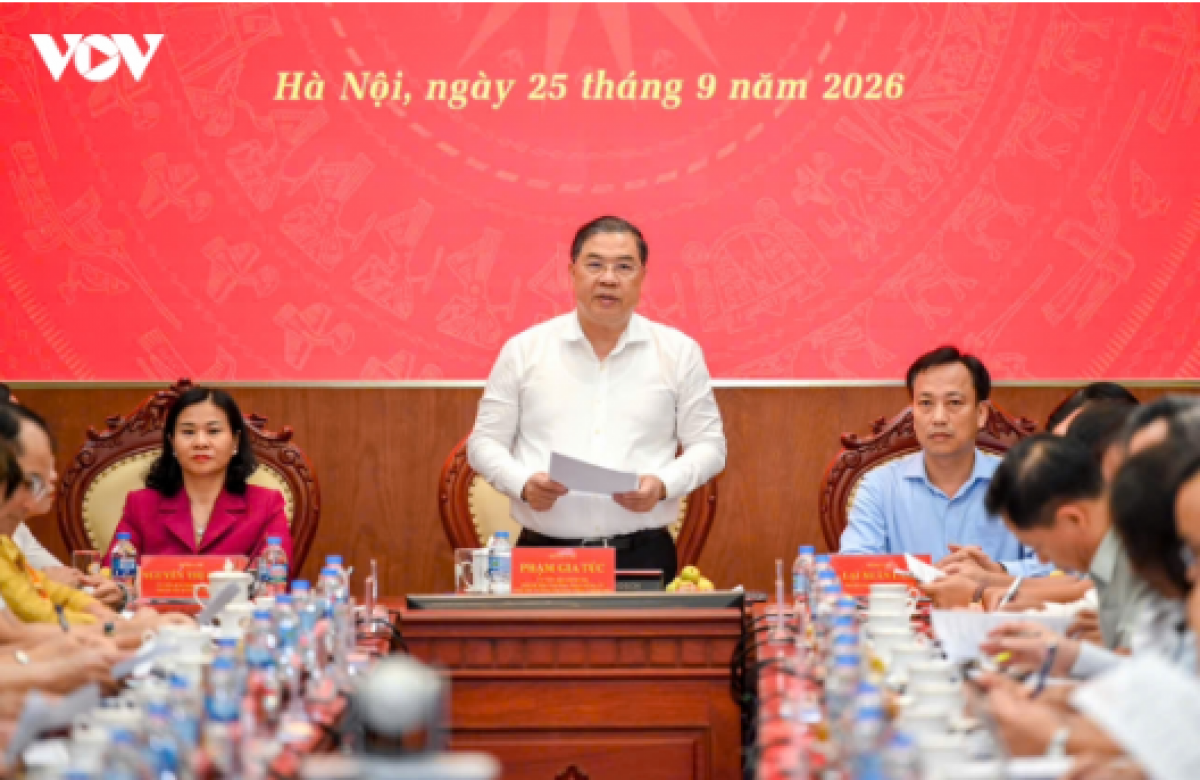 Phó Thủ tướng Thường trực Phạm Gia Túc phát biểu tại hội nghị
