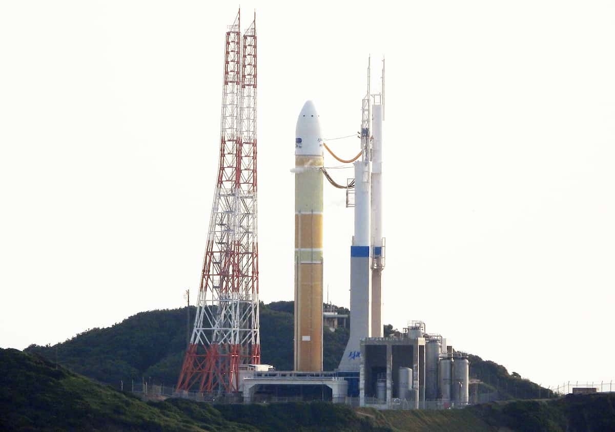 Tên lửa đẩy H3 số 6 của Nhật Bản tại Trung tâm vũ trụ Tanegashima. Ảnh JAXA