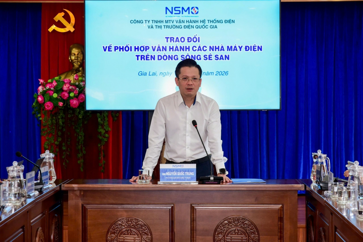 Ông Nguyễn Quốc Trung – Phó TGĐ NSMO chủ trì cuộc họp