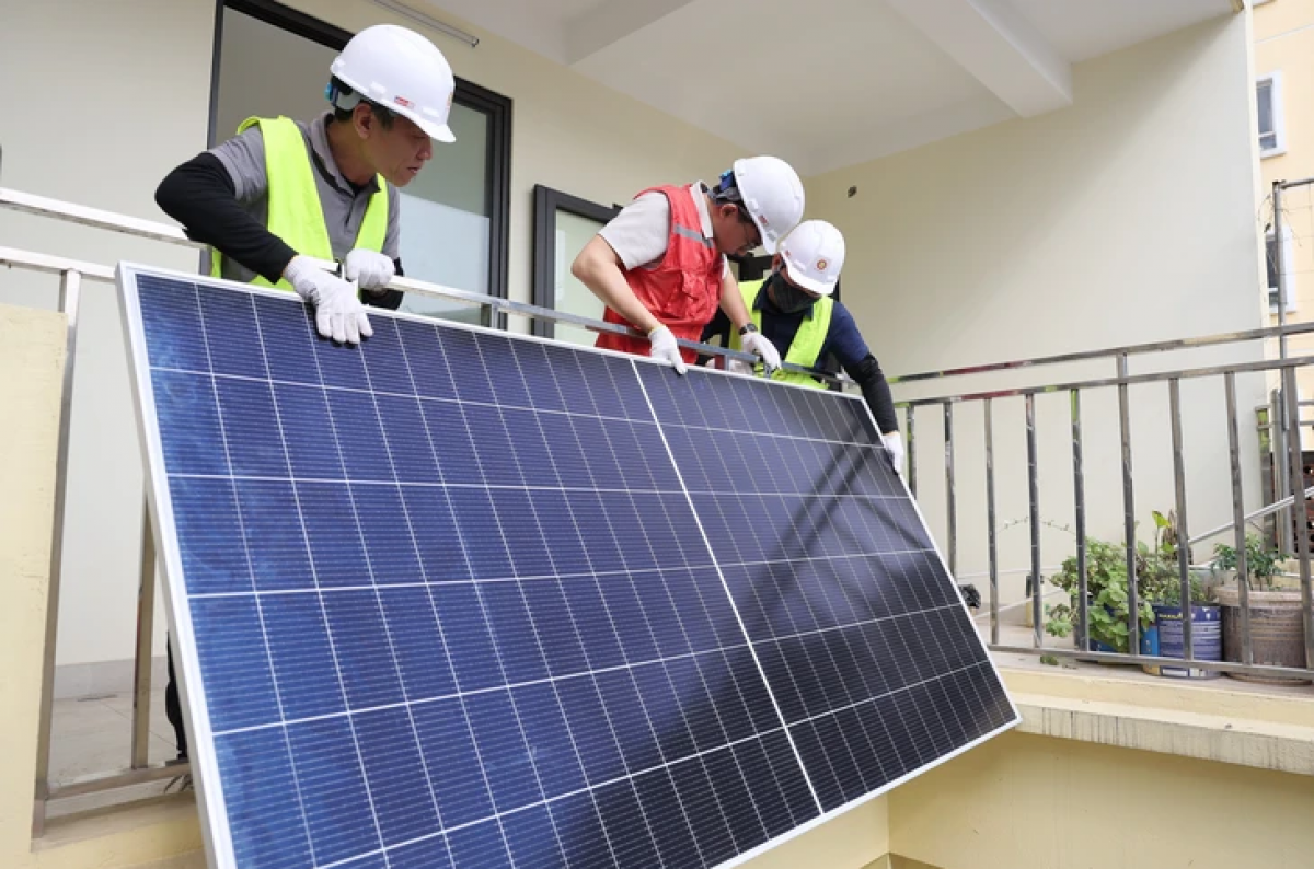Lắp đặt điện mặt trời mái nhà