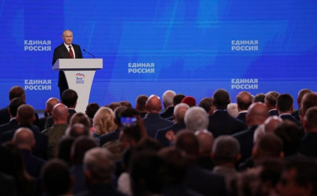 Tổng thống Nga, Vladimir Putin phát biểu tại (Nguồn: Kremlin)