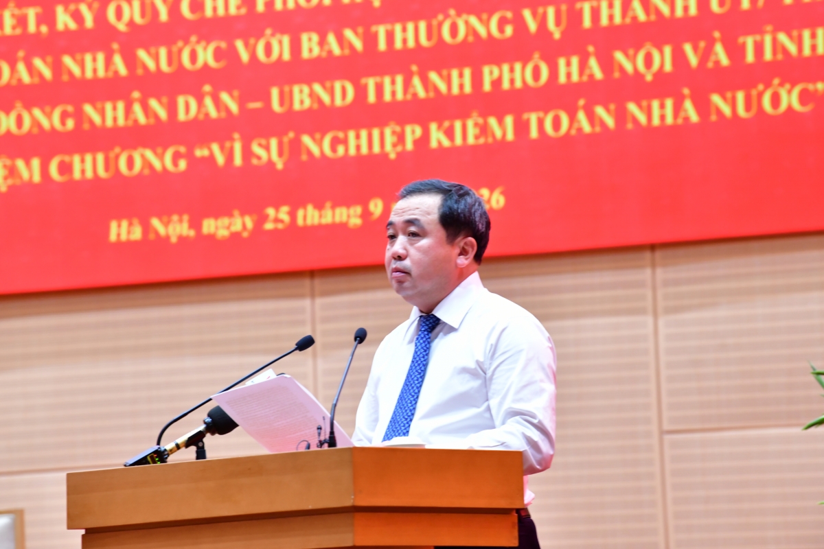 Ảnh: Bí thư Thành ủy Hà Nội Trần Đức Thắng.