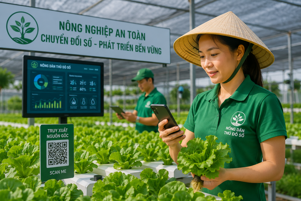 Hà Nội thúc đẩy chuyển đổi số, nâng tầm thị trường nông sản