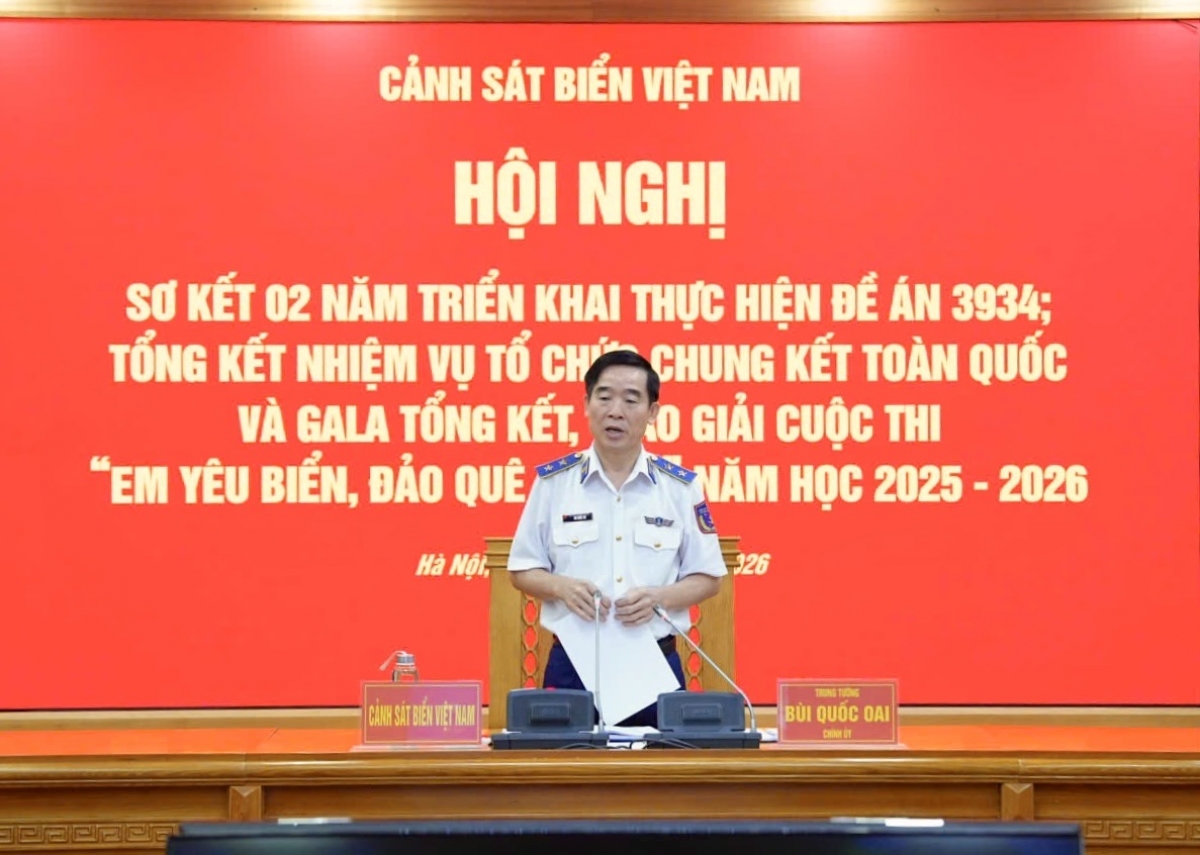 Trung tướng Bùi Quốc Oai, Chính ủy Cảnh sát biển Việt Nam kết luận Hội nghị