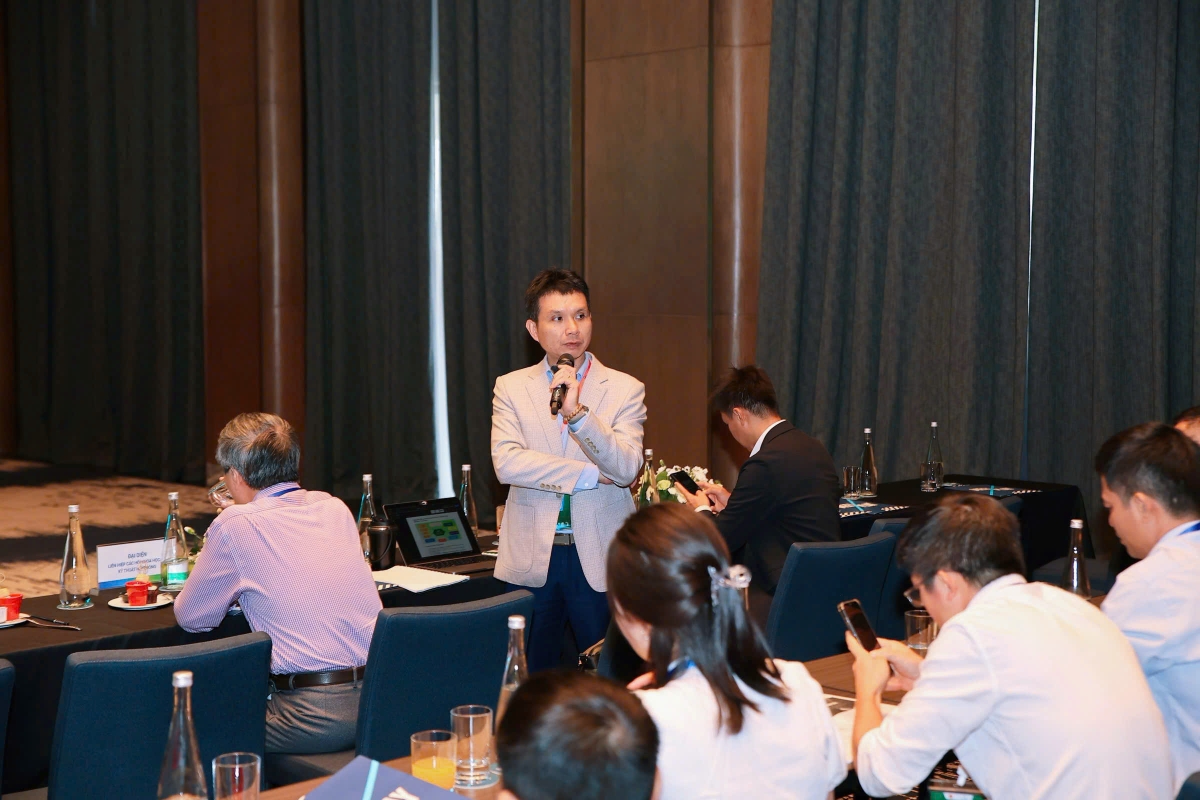 Chuyên gia năng lượng Hà Đăng Sơn - Ban Thư ký Hội Khoa học và công nghệ sử dụng năng lượng tiết kiệm và hiệu quả Việt Nam. Ảnh VNEEP3