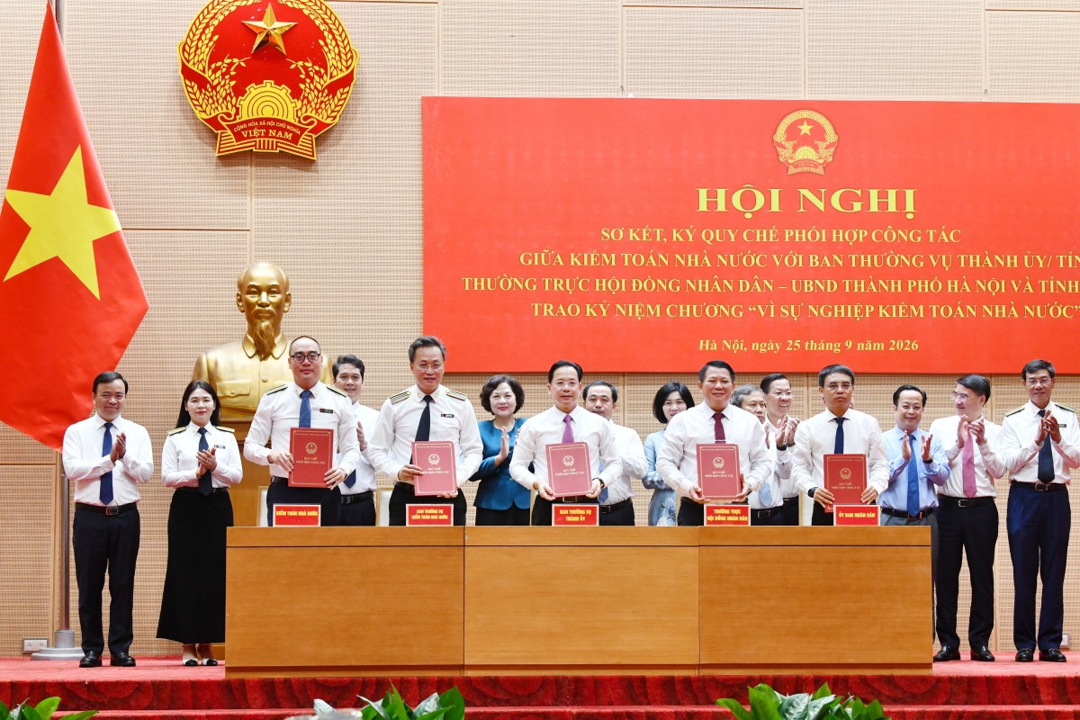 Ảnh: Kiểm toán Nhà nước ký Quy chế phối hợp với Sơn La