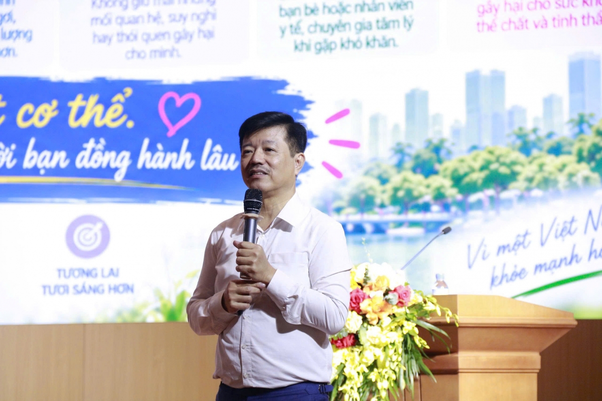 Ông Vũ Mạnh Cường, Giám đốc Trung tâm Truyền thông - Giáo dục sức khỏe Trung ương.