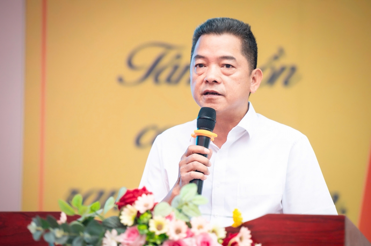 Ông Dương Văn Hòa – Phó Chủ tịch UBND phường Lĩnh Nam, TP Hà Nội phát biểu tại Chương trình