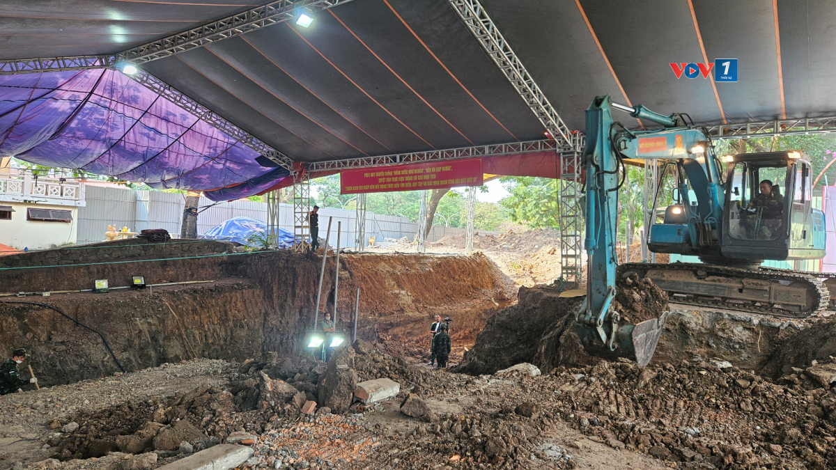 Không phát hiện hài cốt liệt sĩ trong ngày 8/9 (Ảnh: Duy Phương)