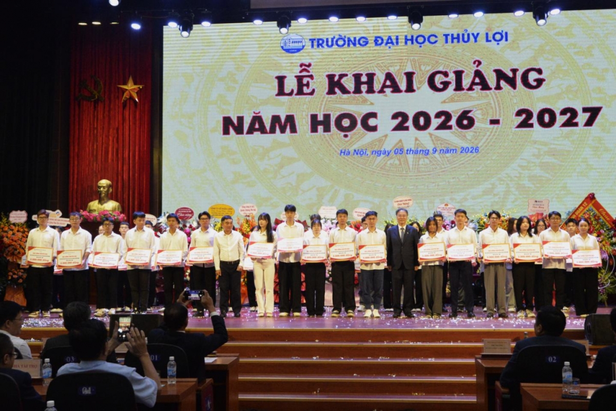 Năm học 2026 - 2027, Trường Đại học Thuỷ lợi đón hơn 6.000 sinh viên nhập học