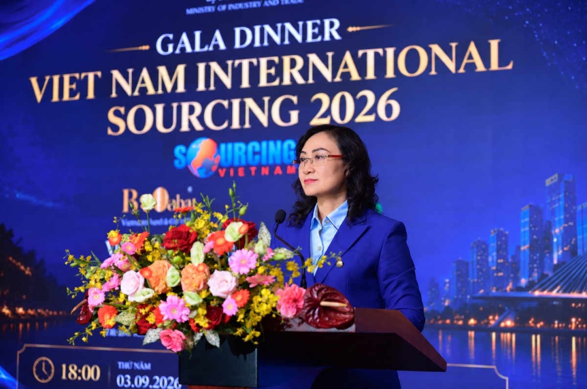 Bà Phan Thị Thắng - Thứ trưởng Bộ Công Thương phát biểu tại chương trình.