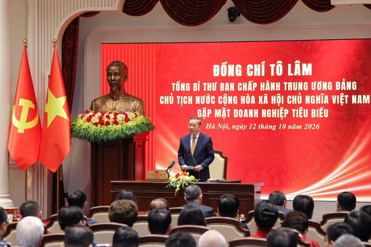 Tổng Bí thư, Chủ tịch nước Tô Lâm phát biểu tại buổi gặp mặt