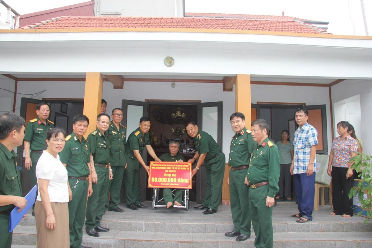 CCB Nguyễn Quang Tiệp tích cực tham gia các hoạt động nghĩa tình đồng đội