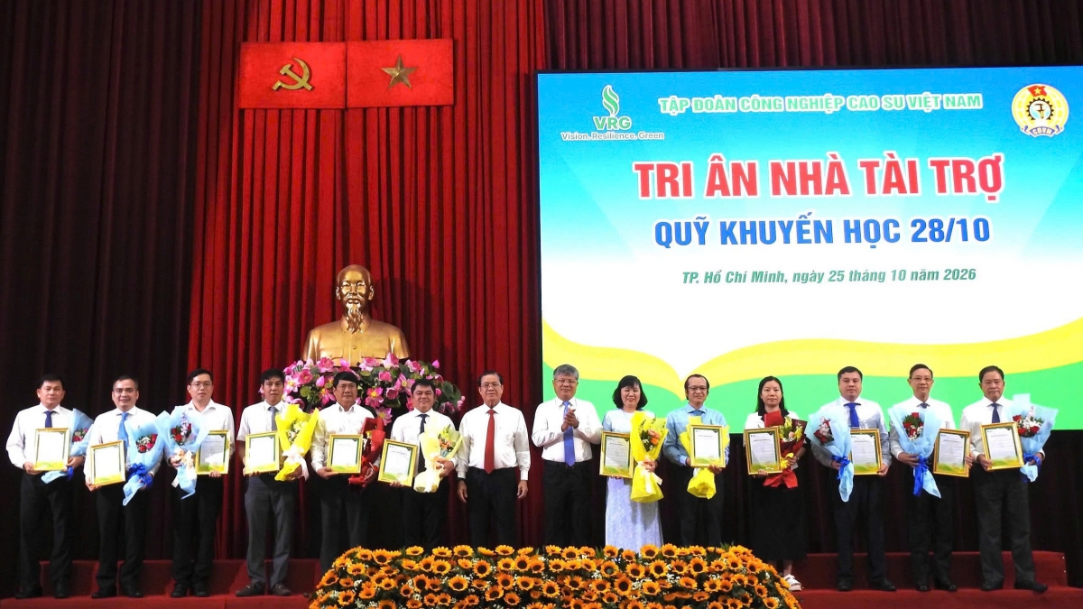 VRG tri ân các đơn vị tài trợ