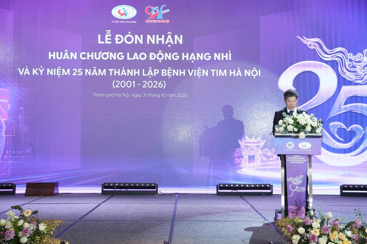 Lễ kỷ niệm 25 năm thành lập Bệnh viện Tim Hà Nội và Hội nghị Tim mạch quốc tế- Ảnh Ngô Hùng 