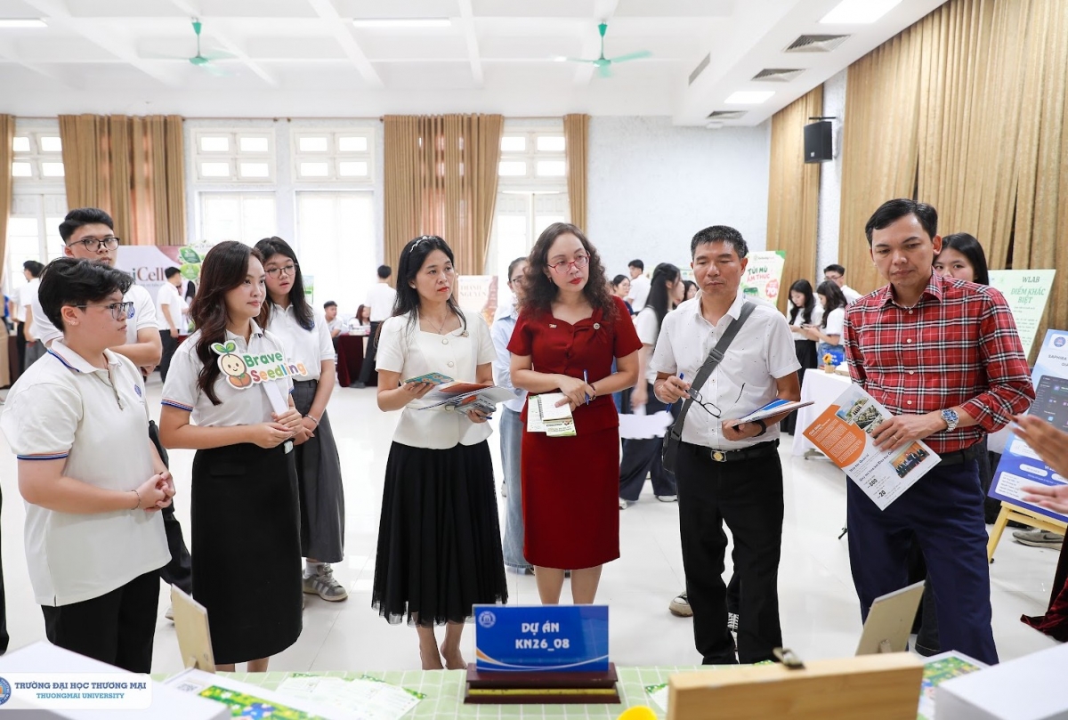 Nhiều dự án khởi nghiệp của sinh viên Đại học Thương mại có tính ứng dụng cao vào thực tiễn cuộc sống