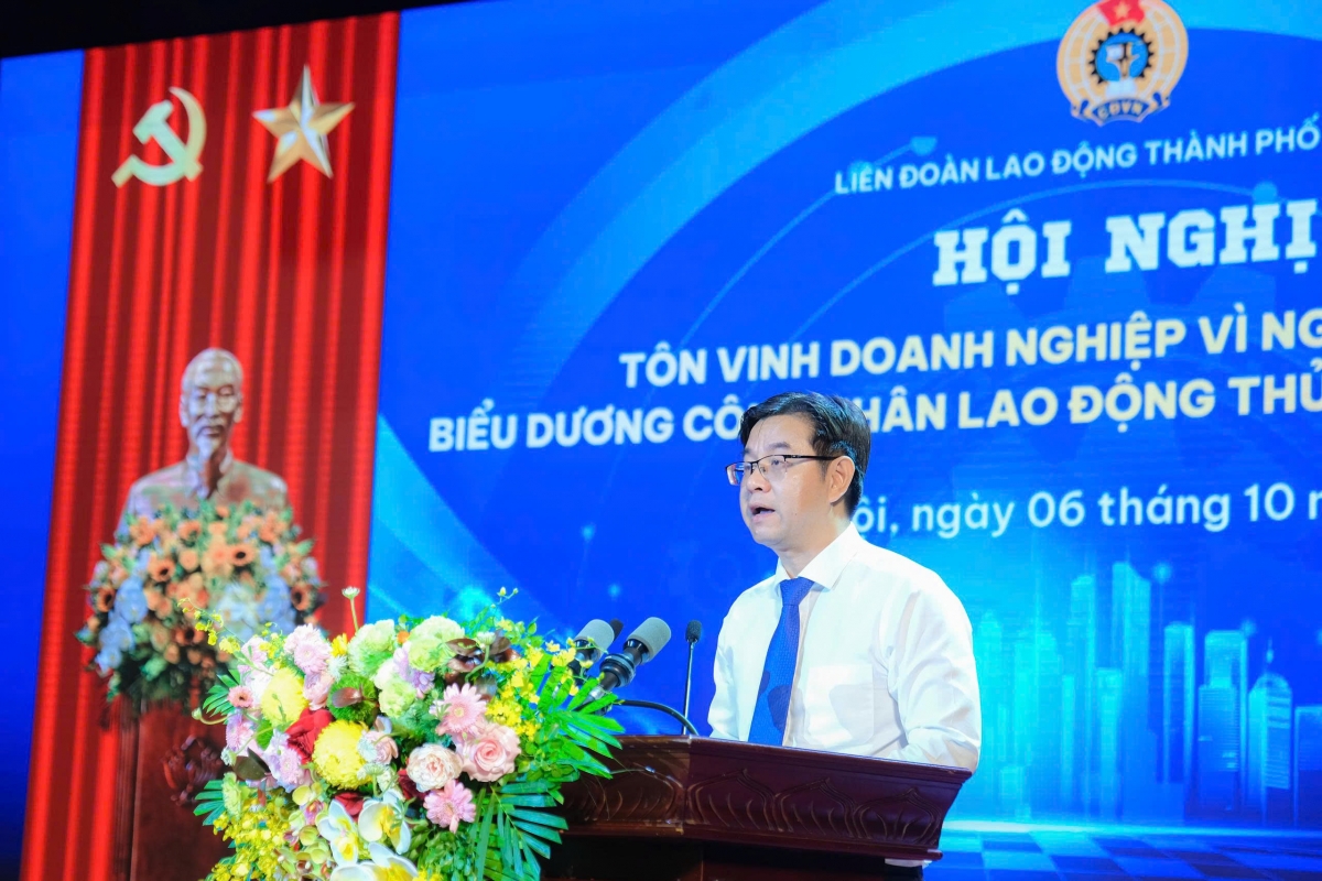 Chủ tịch LĐLĐTP Hà Nội Nguyễn Văn Thắng