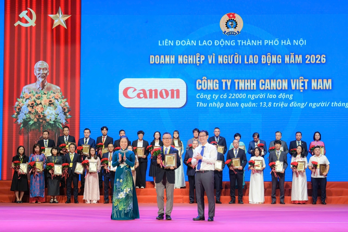 Trao giải Doanh nghiệp vì người lao động