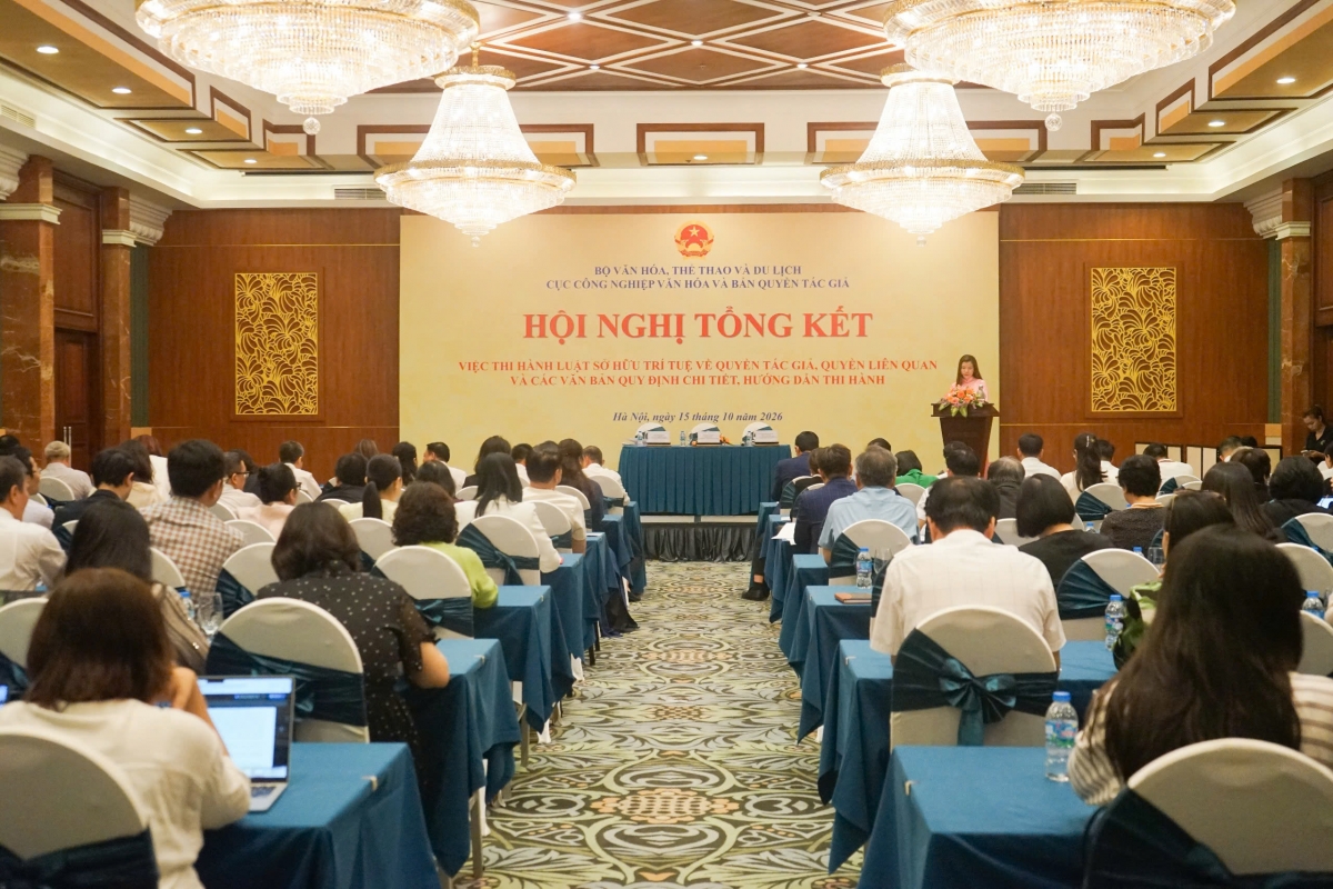 Toàn cảnh Hội nghị Tổng kết việc thi hành Luật Sở hữu trí tuệ về quyền tác giả, quyền liên quan và các văn bản quy định chi tiết, hướng dẫn thi hành