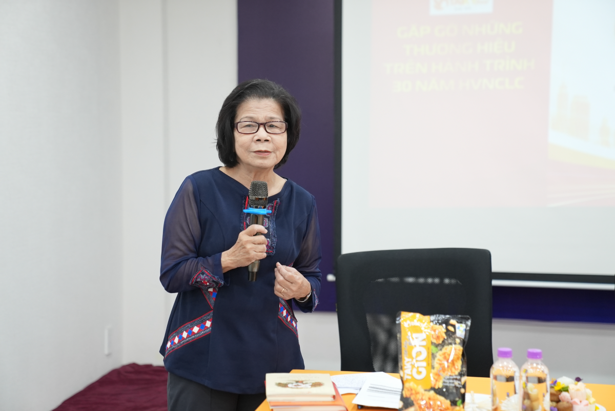 Bà Vũ Kim Hạnh- Chủ tịch Hiệp hội Hàng Việt Nam Chất lượng cao