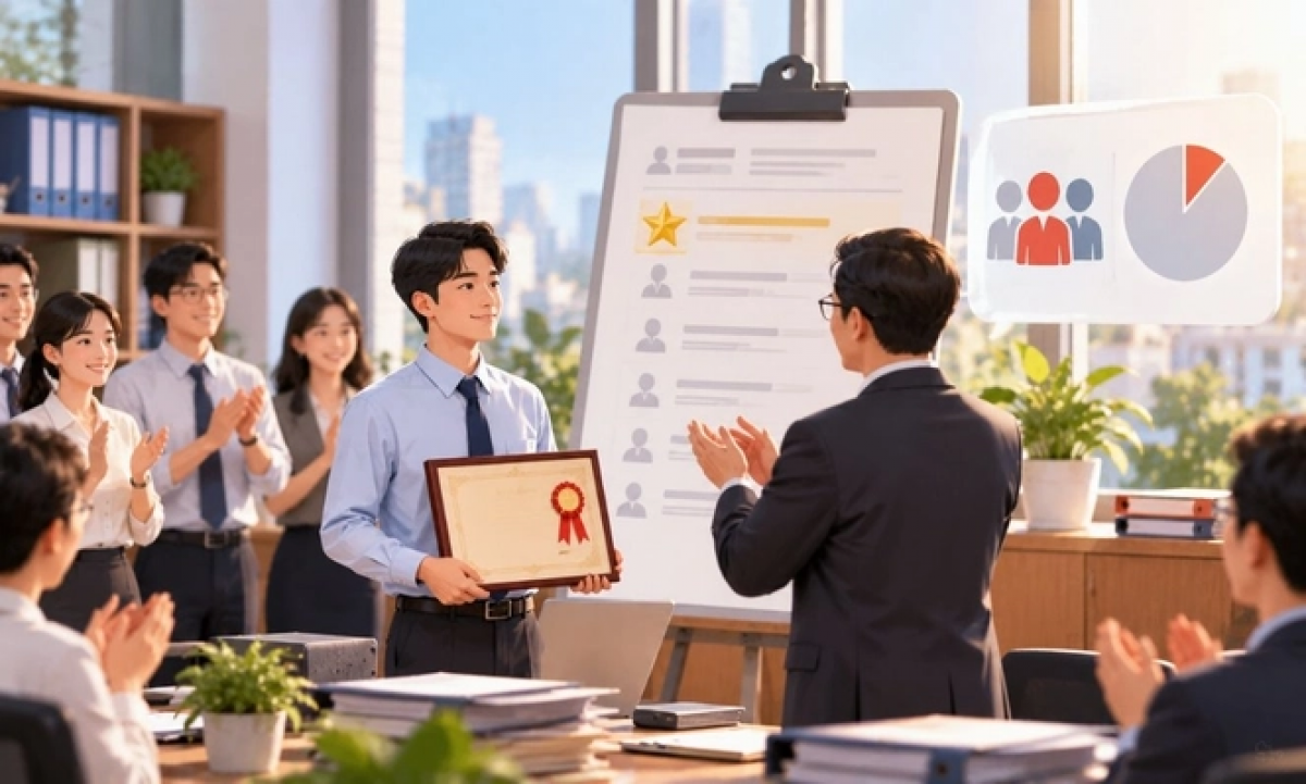 Từ 01/10/2026, tỷ lệ xét tặng danh hiệu Chiến sĩ thi đua cơ sở không quá 10% (Ảnh minh họa)