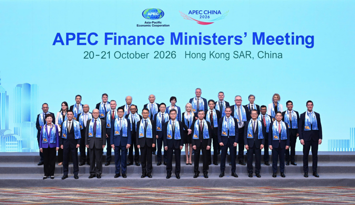 Hội nghị Bộ trưởng Tài chính APEC 2026 kết thúc thành công tại Hồng Công, Trung Quốc
