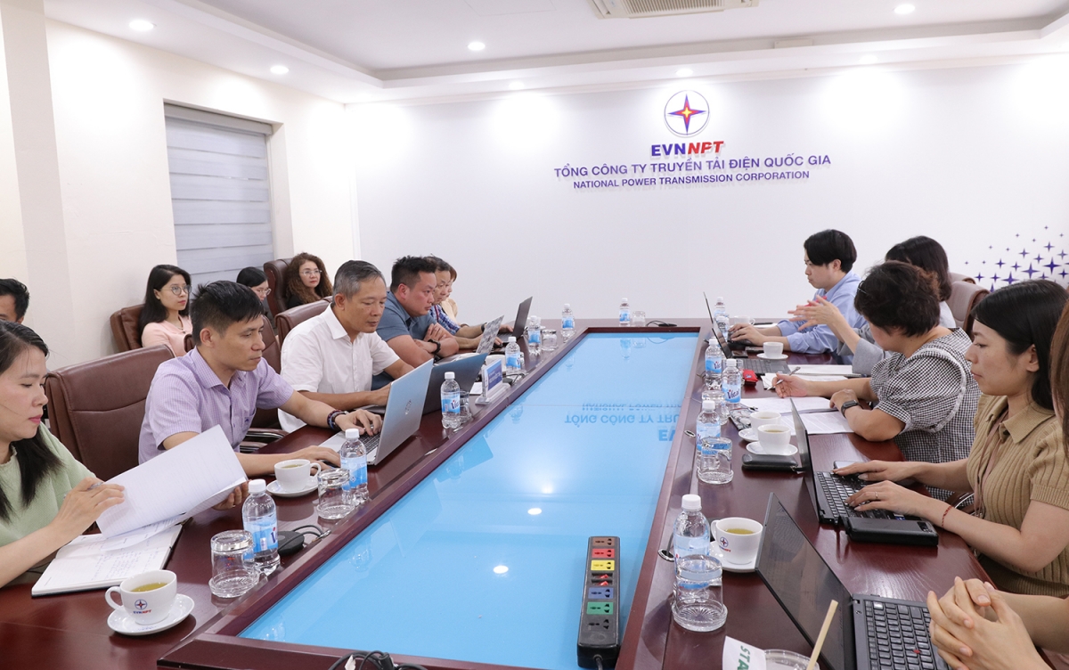 EVNNPT làm việc với JICA (Nhật Bản) trao đổi về khả năng thu xếp vốn cho các dự án truyền tải điện. Ảnh EVNNPT.