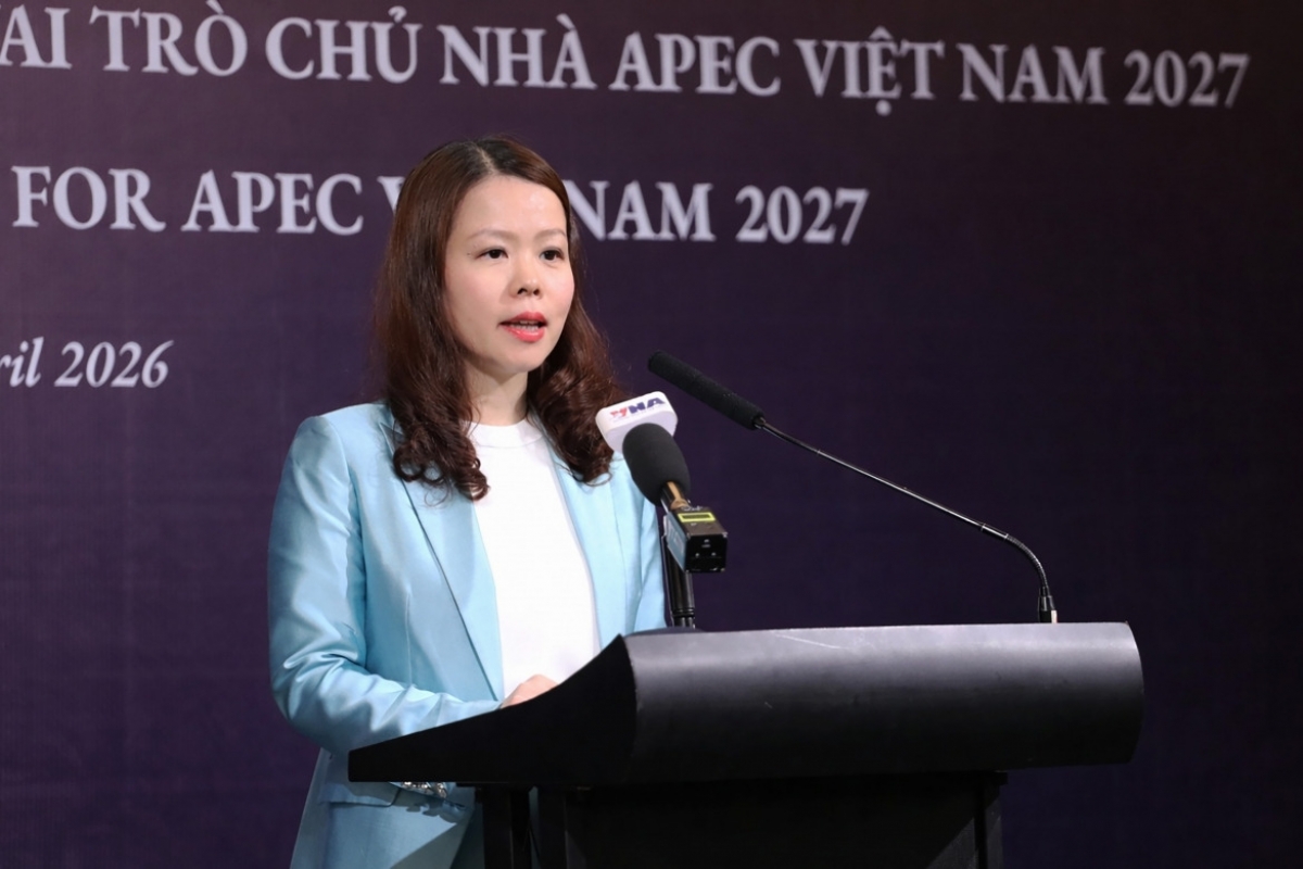 Thứ trưởng Bộ Ngoại giao Nguyễn Minh Hằng phát biểu tại Hội thảo nâng cao năng lực chuẩn bị cho Năm APEC Việt Nam 2027 | Tháng 4/2026