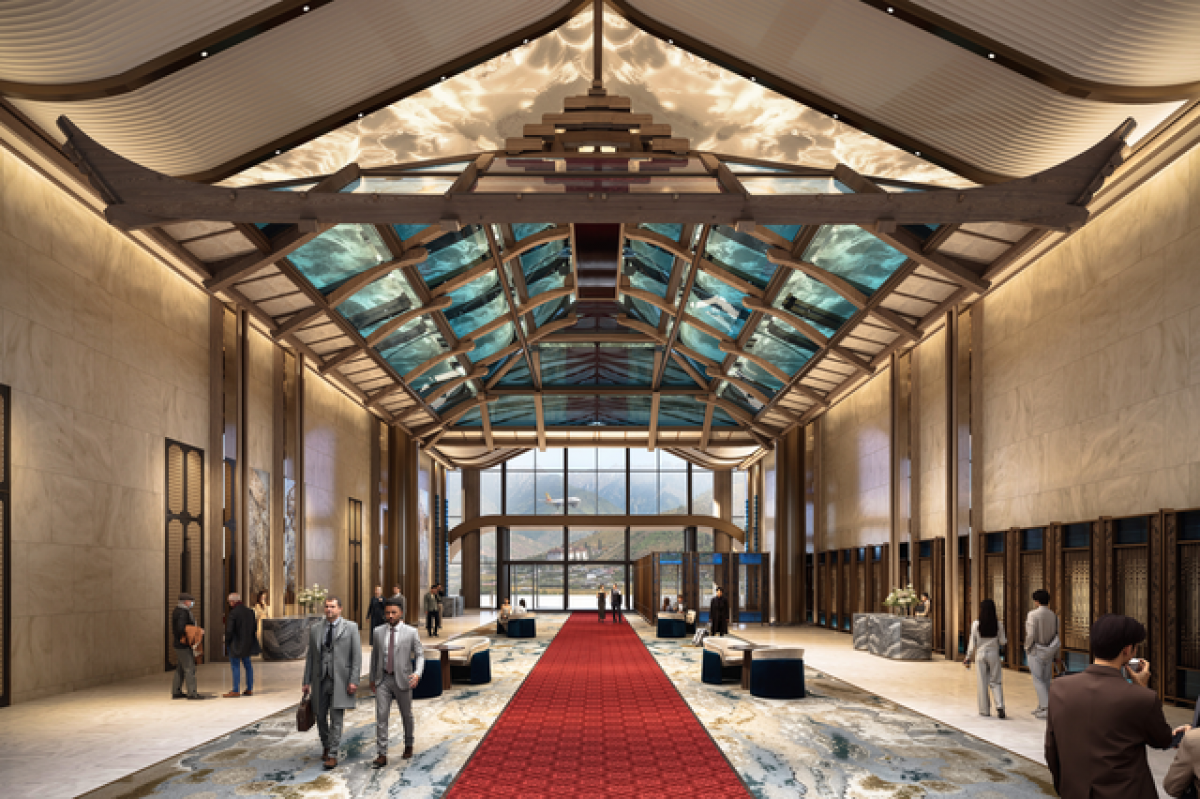 Phối cảnh nhà ga VIP