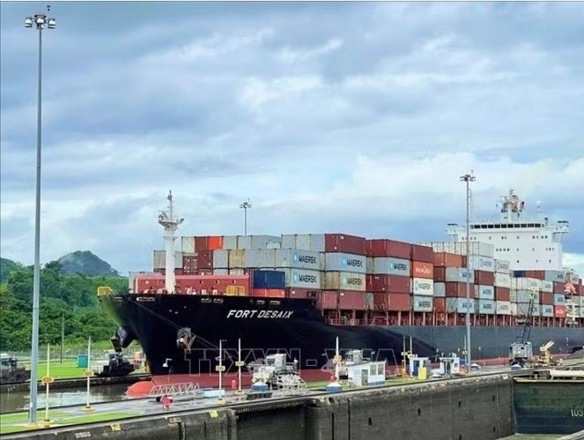 Khu vực kênh đào Panama tại thủ đô Panama City. Ảnh: Đại sứ quán Việt Nam tại Mexico kiêm nhiệm Panama cung cấp.