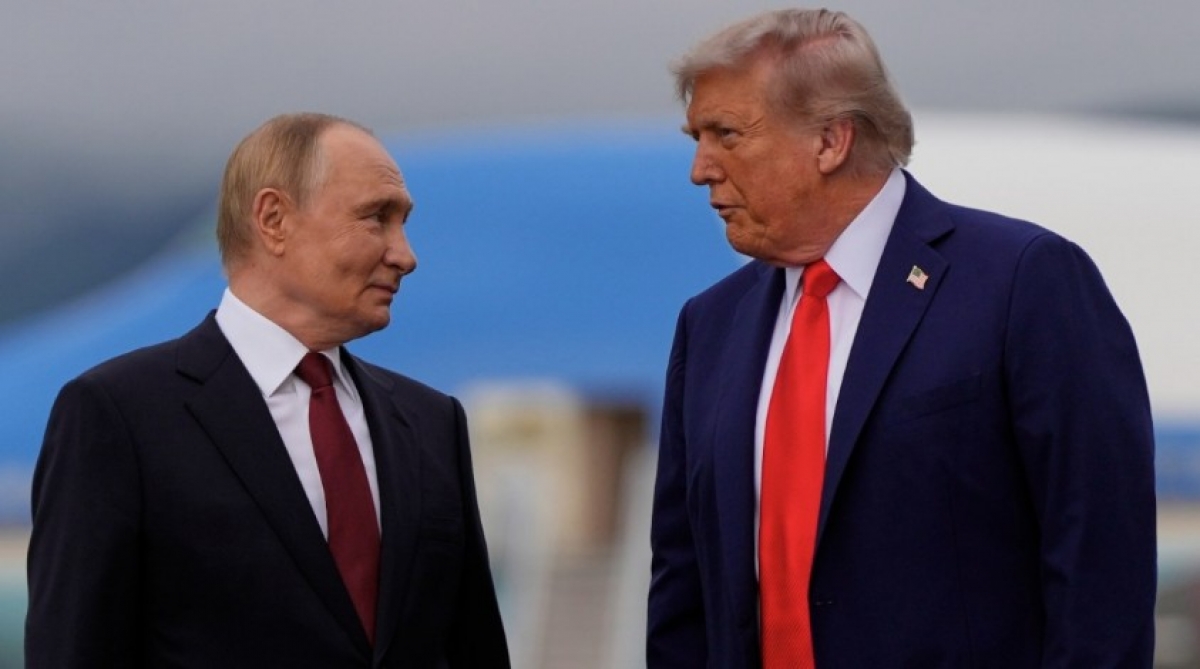 Tổng thống Nga Vladimir Putin và Tổng thống Mỹ Donald Trump. Ảnh: TASS