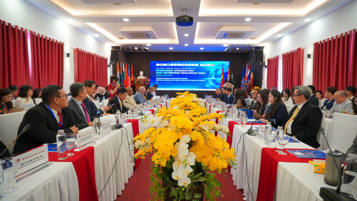 Toàn cảnh Hội thảo quốc tế về Hội nhập kinh tế và Khả năng chống chịu của doanh nghiệp
