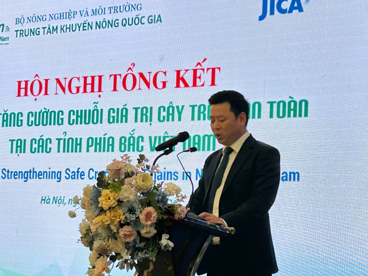 Ông Trần Thế Công, Phó Vụ trưởng Vụ Hợp tác quốc tế, Bộ NN&amp;MT phát biểu tại Hội nghị