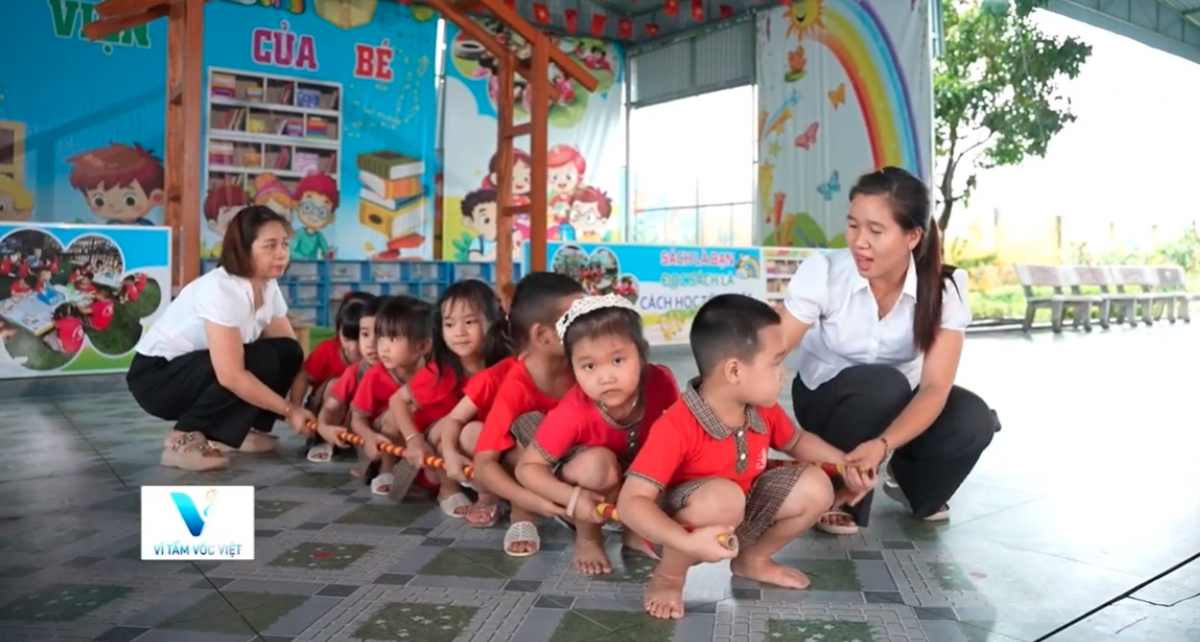 Chuẩn hoá các giờ học thể chất - vì tương lai khỏe mạnh, năng động của trẻ nhỏ. Ảnh minh học