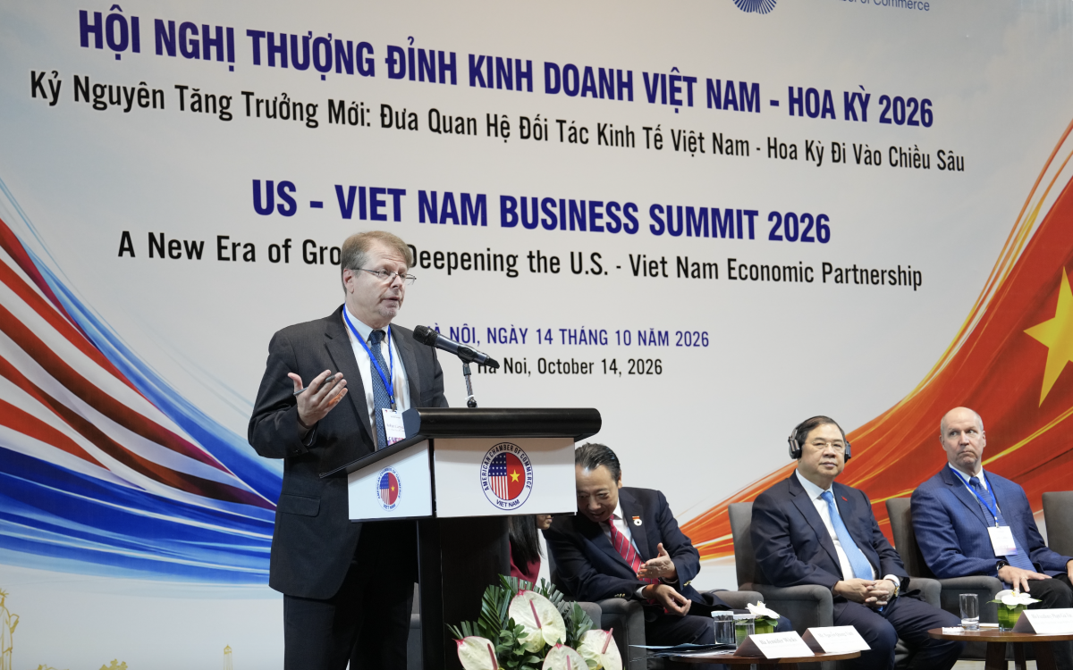 Ông John Goyer, Phó Chủ tịch phụ trách Đông Nam Á và châu Đại Dương tại Phòng Thương mại Hoa Kỳ cho biết, các doanh nghiệp Hoa Kỳ rất hào hứng trước việc Việt Nam đảm nhiệm vai trò Chủ tịch APEC 2027