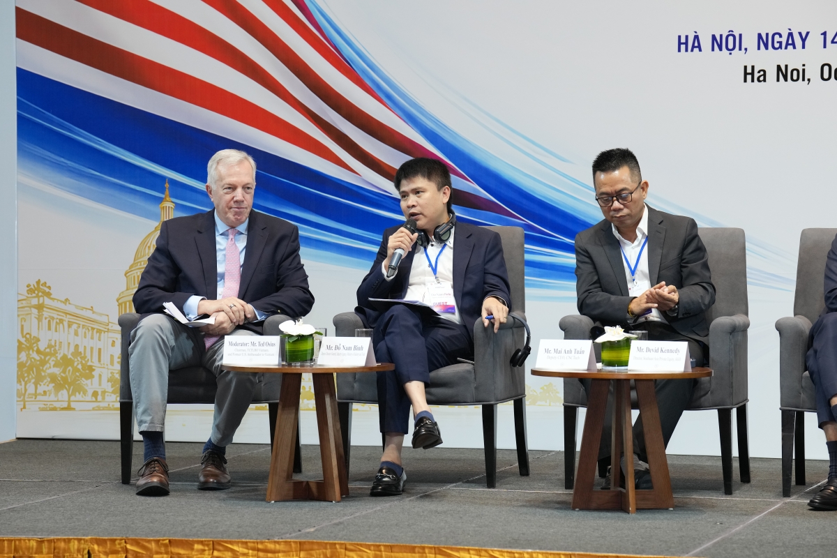 Ông Ted Osius tại Hội nghị thượng đỉnh kinh doanh Việt Nam - Hoa Kỳ năm 2026. (Ảnh: BTC)