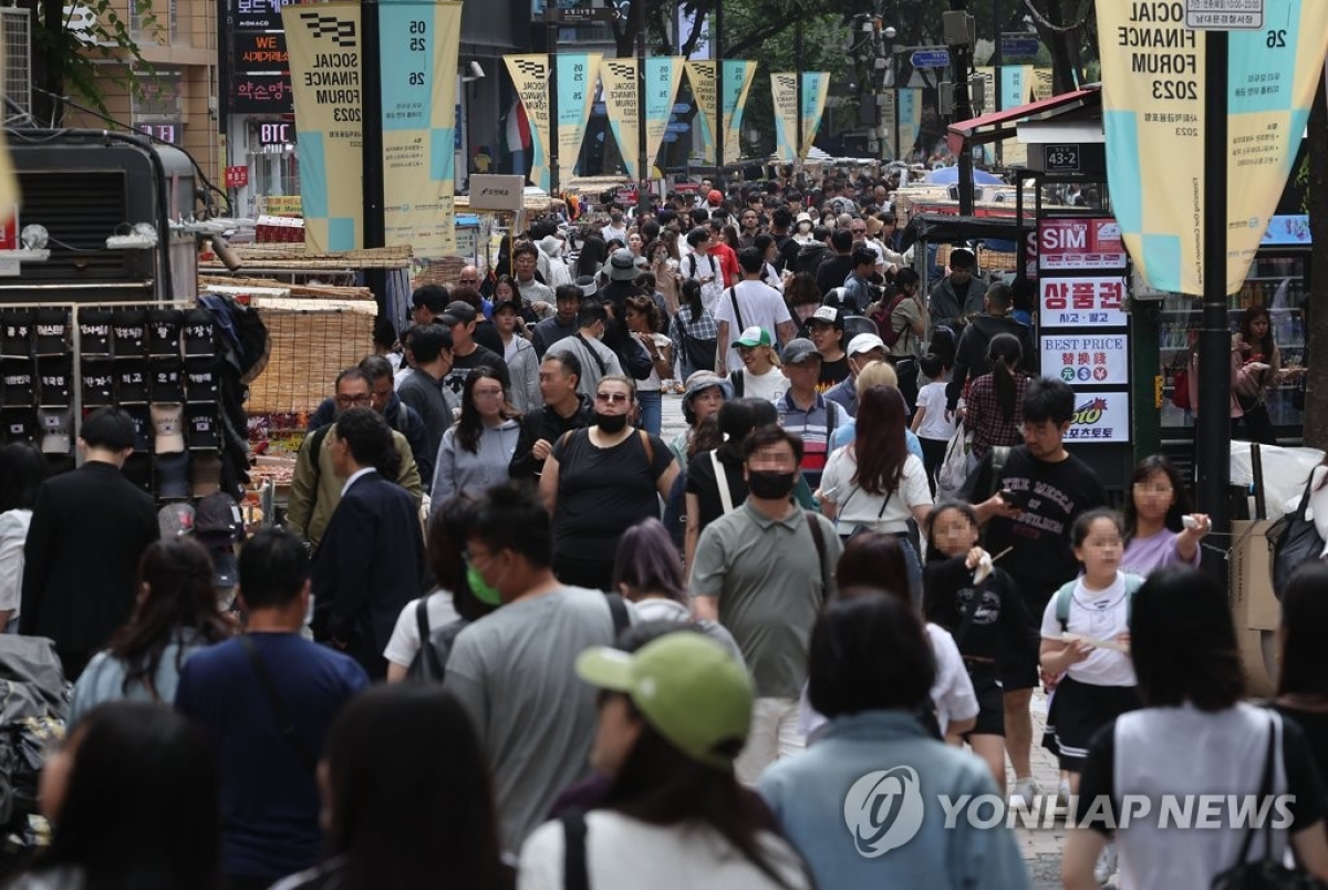 Thủ đô Seoul có mật độ du khách quốc tế cao nhất tại Hàn Quốc. Ảnh: Yonhap