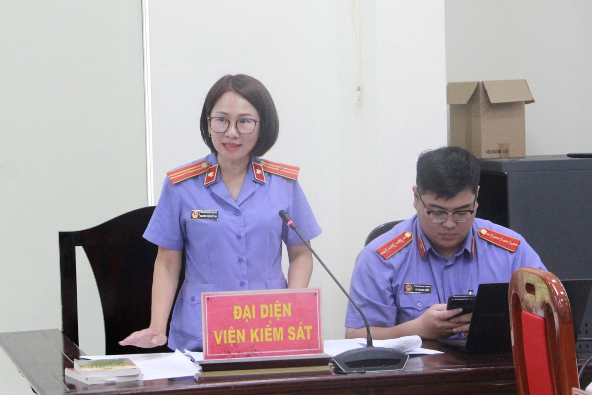 Bà Nguyễn Thị Tuyết Lan, Kiểm sát viên, Viện kiểm sát nhân dân khu vực 7, thành phố Hà Nội